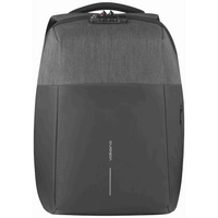 Volkano Smart Deux Laptop Backpack - Black/Charcoal