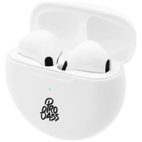 Pro Bass Future Series True Wireless Earphones with Charging Case - White