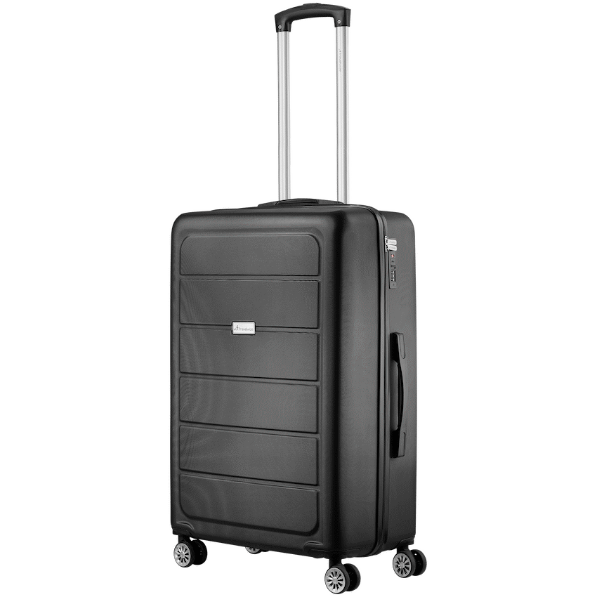 Travelwize Maple ABS 65cm 4-Wheel Spinner Luggage - Black
