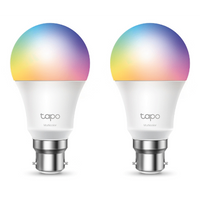TP-Link Tapo L530B (2-Pack) Smart Wi-Fi Light Bulb - Multicolour