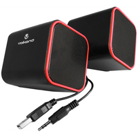 Volkano Diamond Series USB Speaker - Red