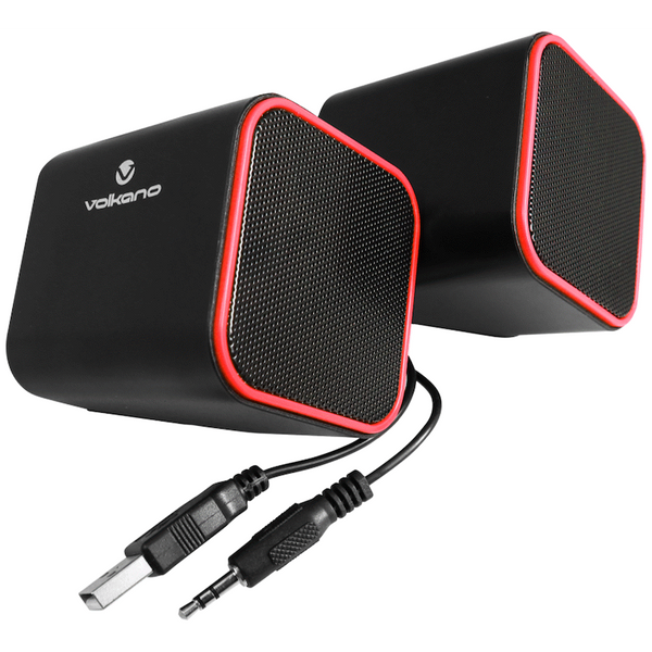 Volkano Diamond Series USB Speaker - Red