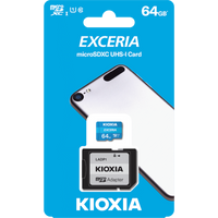 Kioxia 64gb Micro SDHC - UHS-1 Read 100MB/s CL10