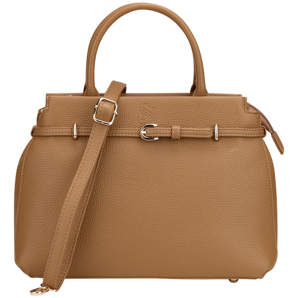 Supanova Hariette Ladies Handbag - Mustard Brown