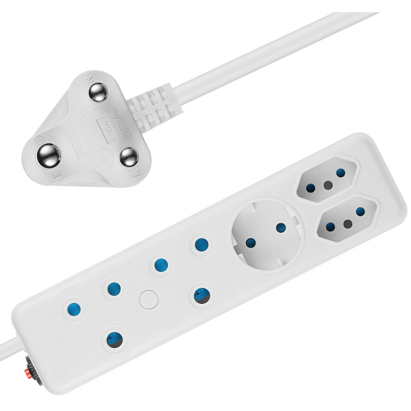 Ellies 5-Way Multiplug - 0.5m