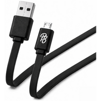 Pro Bass Energize Series Packaged Micro USB Cable - Black - 1.2m
