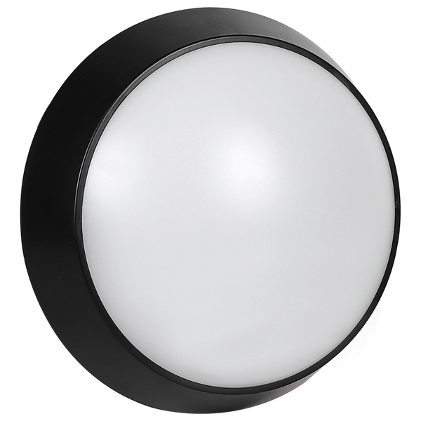 Ellies Spectra Series - AC 15W  Round LED Bulkhead with 3CCT -BK