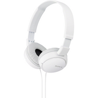 Sony MDR-ZX110 Foldable On-Ear Headphones - White