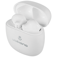 Volkano Sleek Series TWS Earphones - White