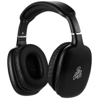 Pro Bass Retro Bluetooth Wireless Headphone with PU Case - Black