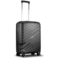 Travelwize Java PP 4-Wheel Spinner 55cm Luggage - Black