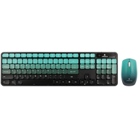 Volkano Prism Series Bluetooth Wireless Keyboard and Mouse - Teal