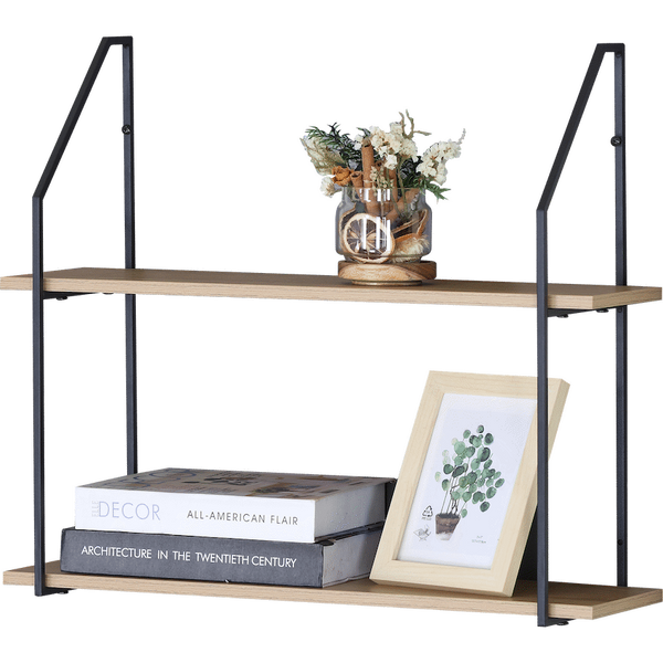 Everfurn Metro 2 Tier Wall Shelf