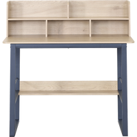 Everfurn Marcel Office Desk With Shelves