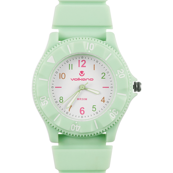 Volkano Mallow Series Kids Analogue Watch - Green