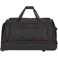 Travelwize Asteroid Trolley Duffle - Black/Red