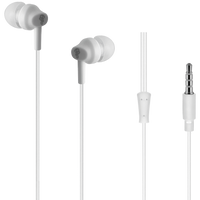 Pro Bass Genesis Series 3.5mm Wired Earphones (No Mic) - White