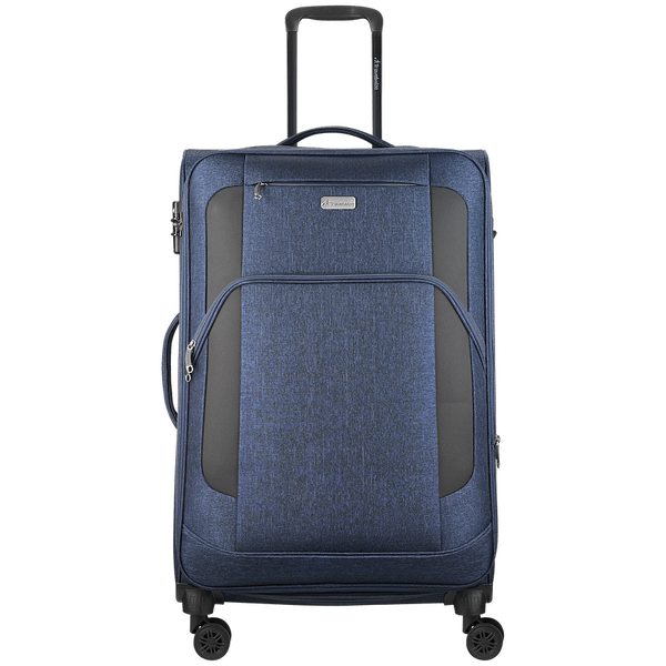 Travelwize Aurora 75cm 4-Wheel Spinner Trolley Case - Navy Melange