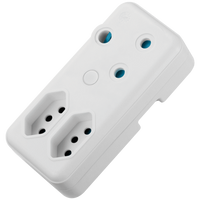 Ellies 3-Way Adaptor - White