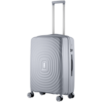 Travelwize Ripple PP 4-Wheel Spinner 65cm Luggage - Platinum