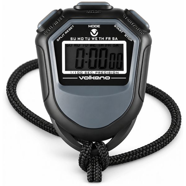 Volkano Track Series Stopwatch - Black