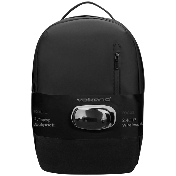 Volkano Focus Series 15.6" Laptop Backpack and Wireless Mouse