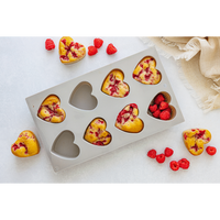Kitchen Inspire Heart Muffin Pan ( Order in Qty of 6)