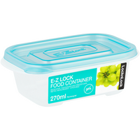 LocknLock EZ Lock rect 270ml blue ( Order in Qty of 6)