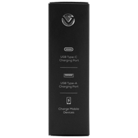 Volkano On-The-Go USB + Type-C 12w Car Charger - Black