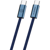 Volkano Weave Series 60w USB C to USB C 1.2m-Blue