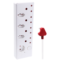 Switched Medium Surge 8-Way Multiplug 0.5m