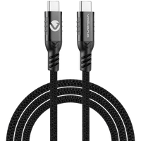Volkano Weave Series 60w Magnetic Type-C Cable - Black