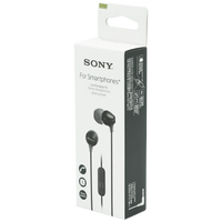Sony MDR-EX15AP (Black) In-Ear Earphone with Mic for iPhone - Android - BlackBerry