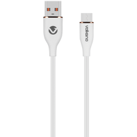 Volkano Flexi Series USB to Micro USB 1.5m 18w - White