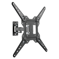Volkano Steel Series Full Motion Single Arm TV Wall Mount for 23"-55" TVs