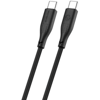 Volkano Nova Series USB C to USB C 100W 1.2m TPE cable-Black