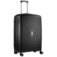 Travelwize Ripple PP 4-Wheel Spinner 55cm Luggage - Black