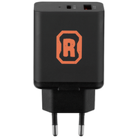 Rugged by Volkano Dual USB Wall Charger with QC3.0 and PD
