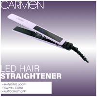 Carmen Colours LED Hair Straightener