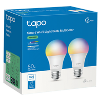 TP-Link Tapo L510E (2-Pack) Smart Wi-Fi Light Bulb - Dimmable