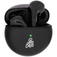Pro Bass Future Series True Wireless Earphones with Charging Case - Black