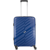 Travelwize Java PP 4-Wheel Spinner 65cm Luggage - Azure