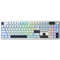 Aula Mechanical Gasket LCD Full Keyboard Multimode - Black/Grey