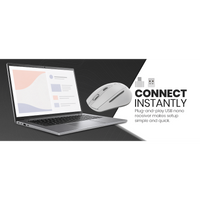 Volkano Chrome Series Wireless Mouse - Gray