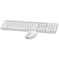 VolkanoX Garnet Bluetooth Wireless Keyboard and Mouse Combo - White