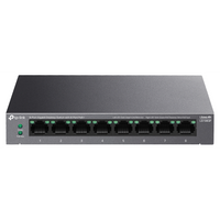 TP-Link LS108GP 8-Port Gigabit Desktop Switch with 8-Port PoE+