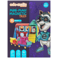 73 Magnetic Tiles, Windows, Stickers and Snowmen