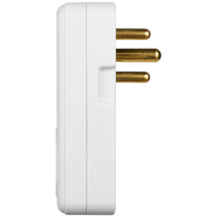 Ellies 3-Way Adaptor - White