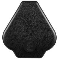 Ellies 16a Heavy-Duty Rubber Screw-on Plug Top - Black