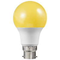 Switched 7w A60 LED Insect Lamp B22